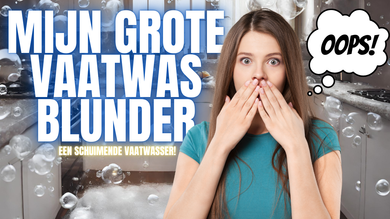 Mijn Grote Vaatwas Blunder: Redding van een Schuimende Vaatwasser!